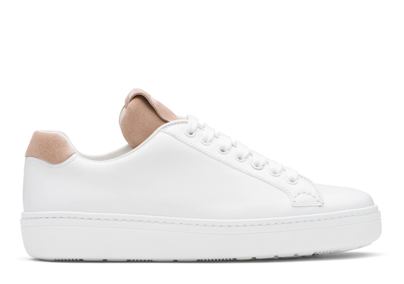 Boland
Calf Leather and Suede Classic Sneaker White/blush 1