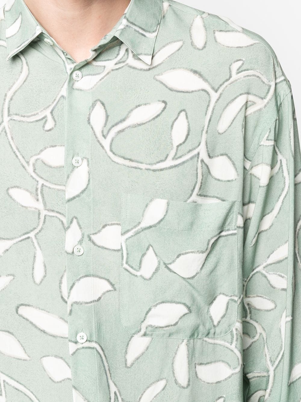 Baou leaf-print shirt - 5