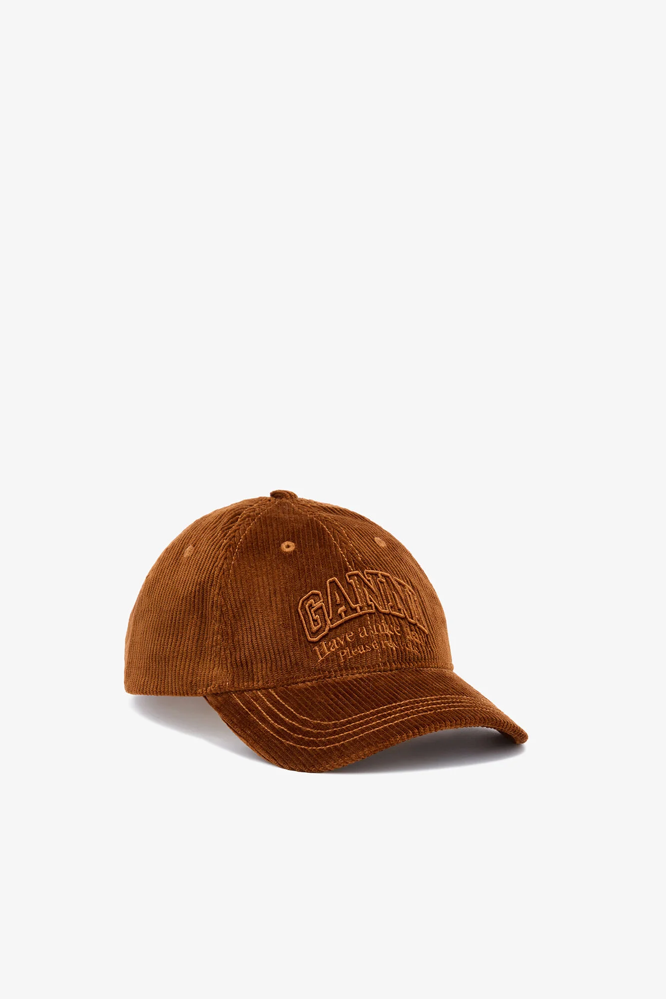 CAP IN BROWN CORDUROY - 1