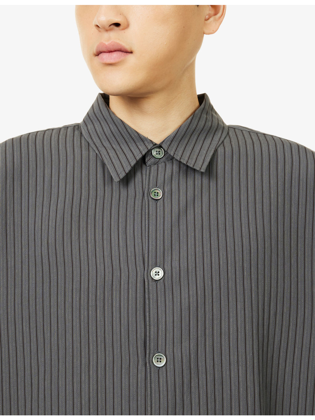 Beyond Stripe Long-Sleeve Woven Shirt - 5