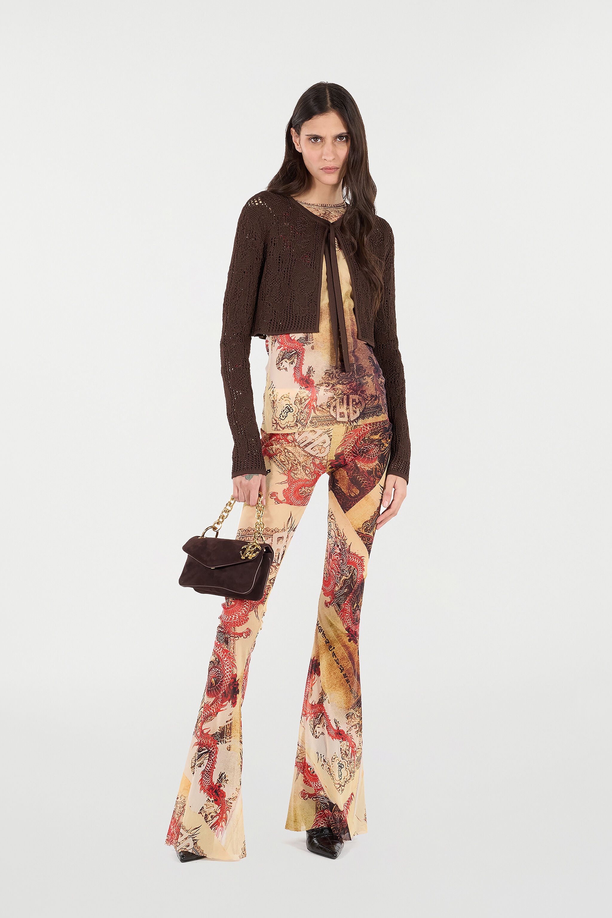 Long-Sleeve T-Shirt with Oriental Print - 2