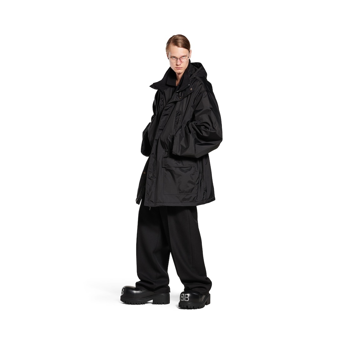 Men's Stomper Derby in Black - 8