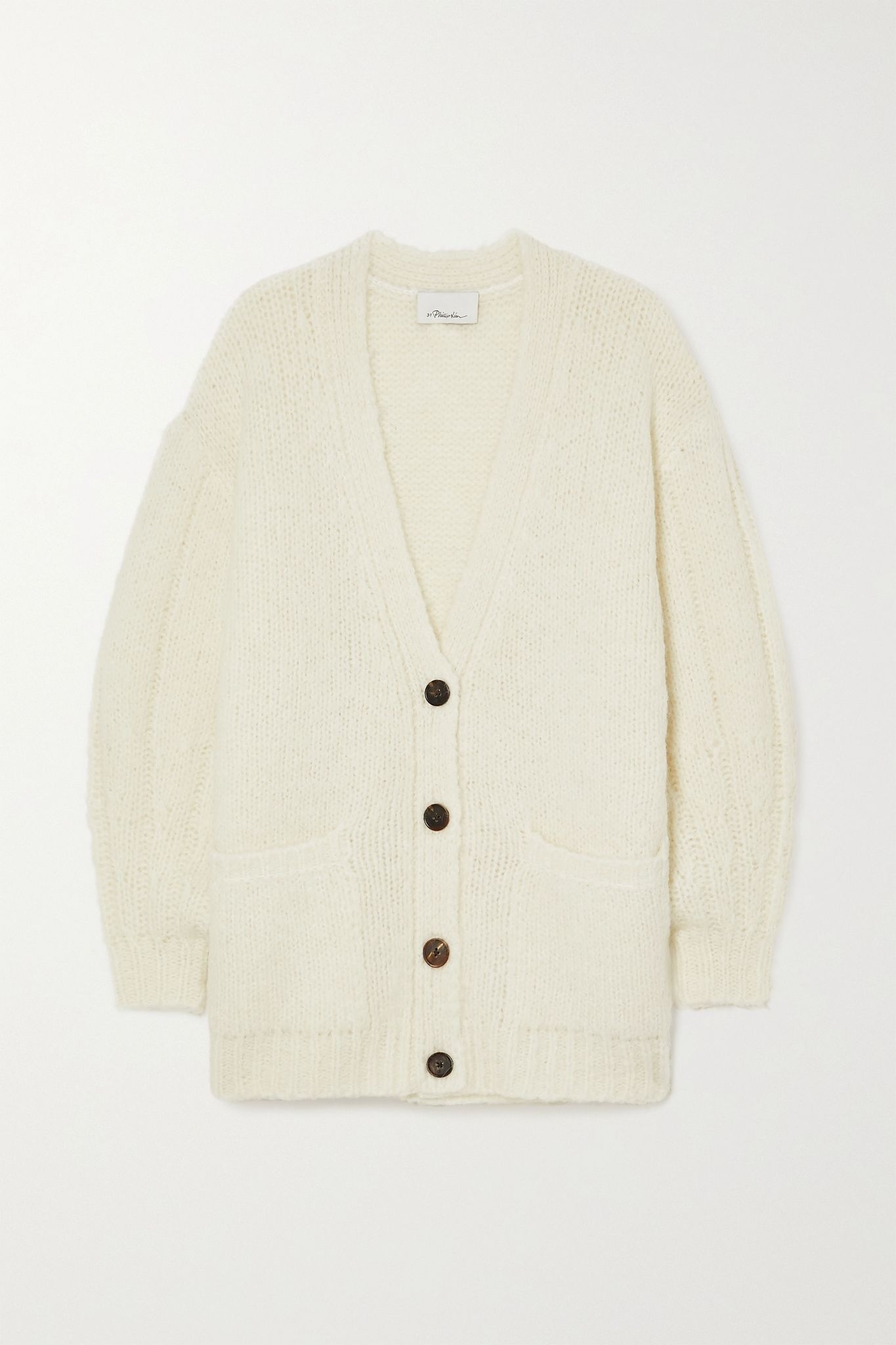 Oversized knitted cardigan - 1