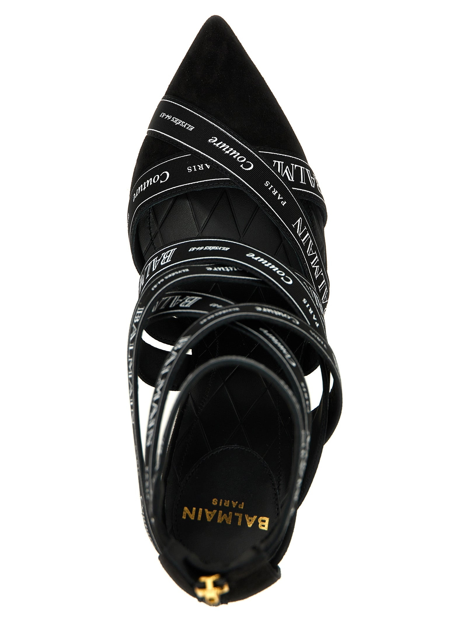 Balmain Women 'Couture Ribbon-Print' Pumps - 4