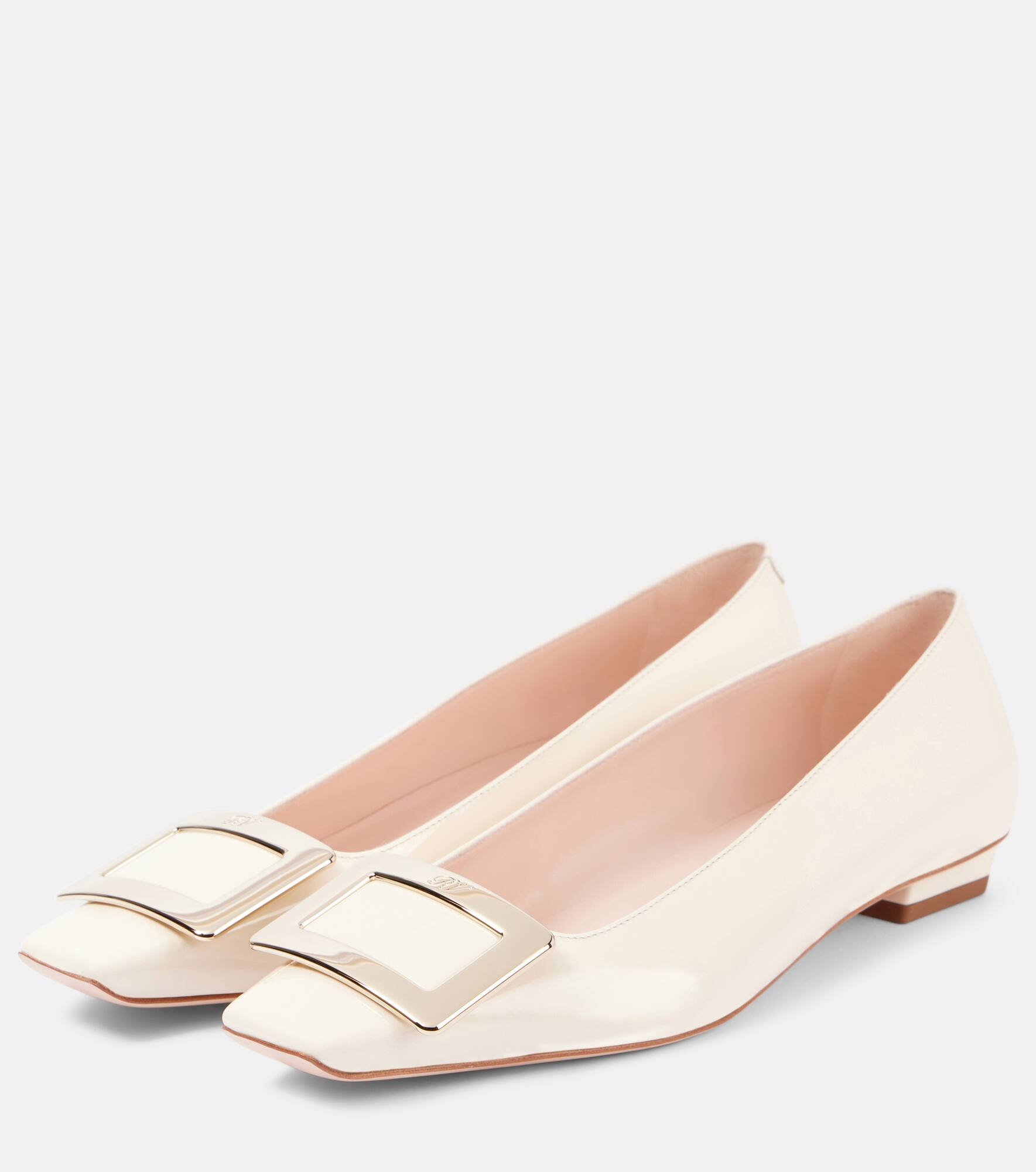Belle Vivier 25 patent leather ballet flats - 4