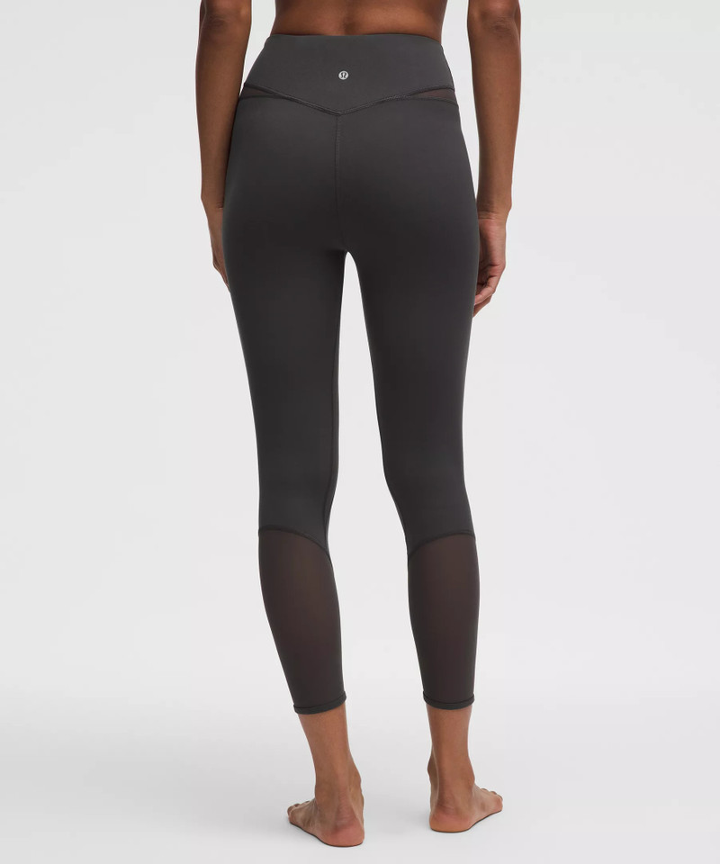 Mesh-Panelled Nulu High-Rise Yoga Crops 23" 3