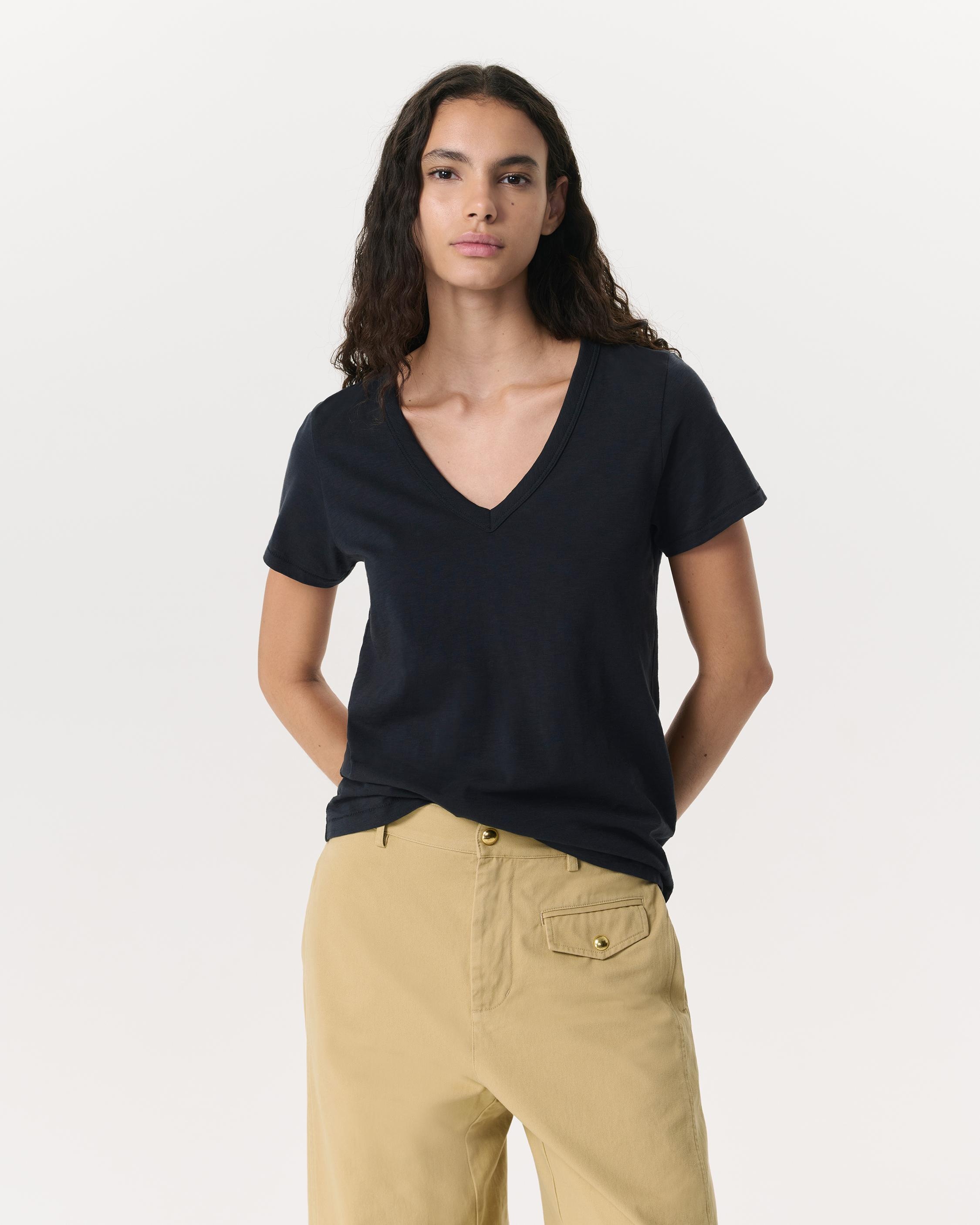 The Slub Vee
Pima Cotton Tee - 2