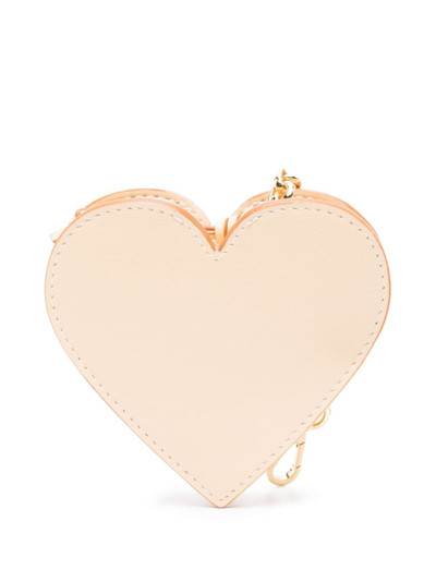 GANNI Funny Heart leather purse outlook
