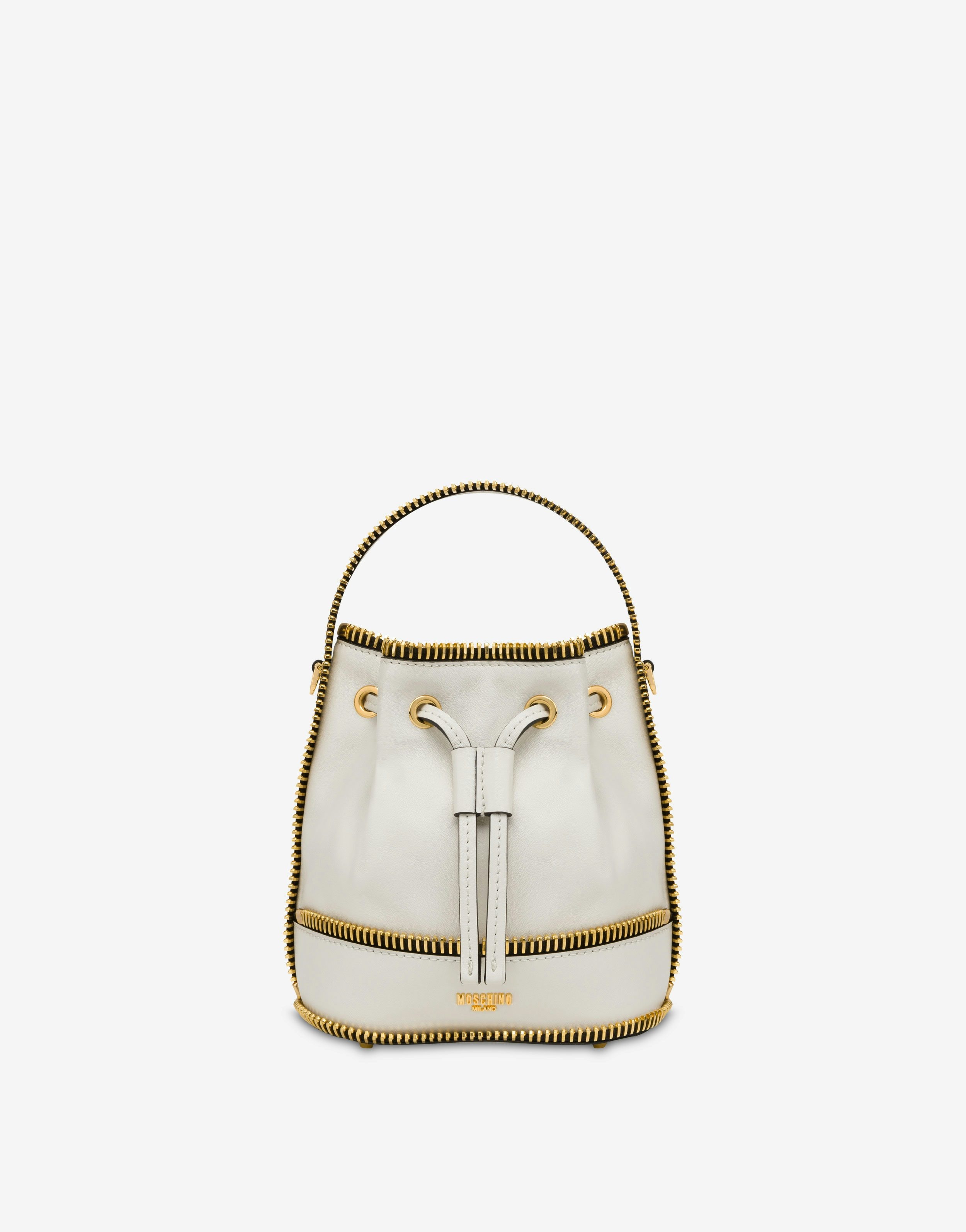 MOSCHINO RIDER SMALL BUCKET BAG - 1