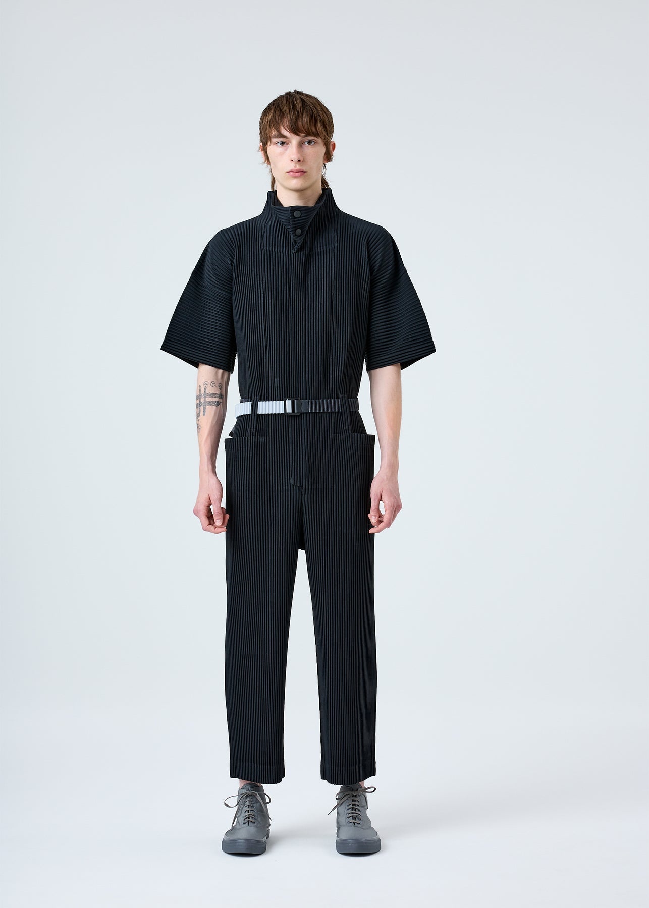 PLEATS BOTTOMS JUMPSUIT - 2