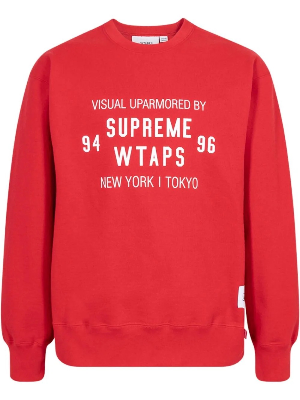 x WTAPS crew-neck sweatshirt - 1