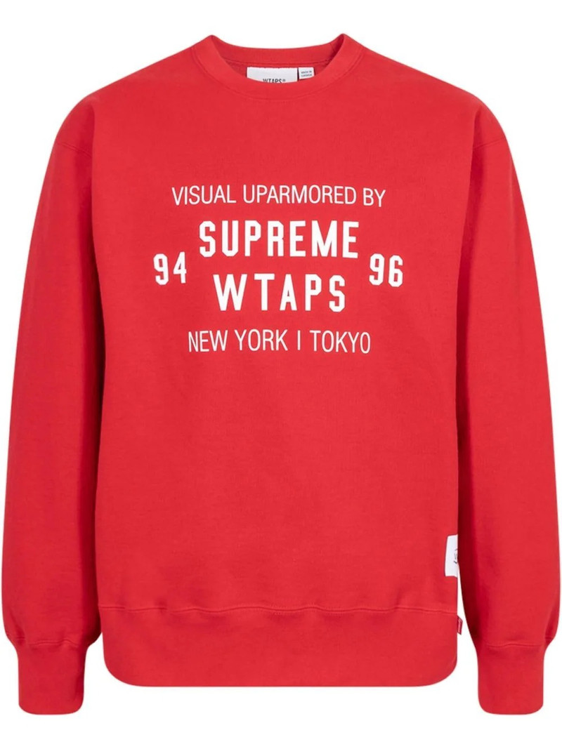 x WTAPS crew-neck sweatshirt 1