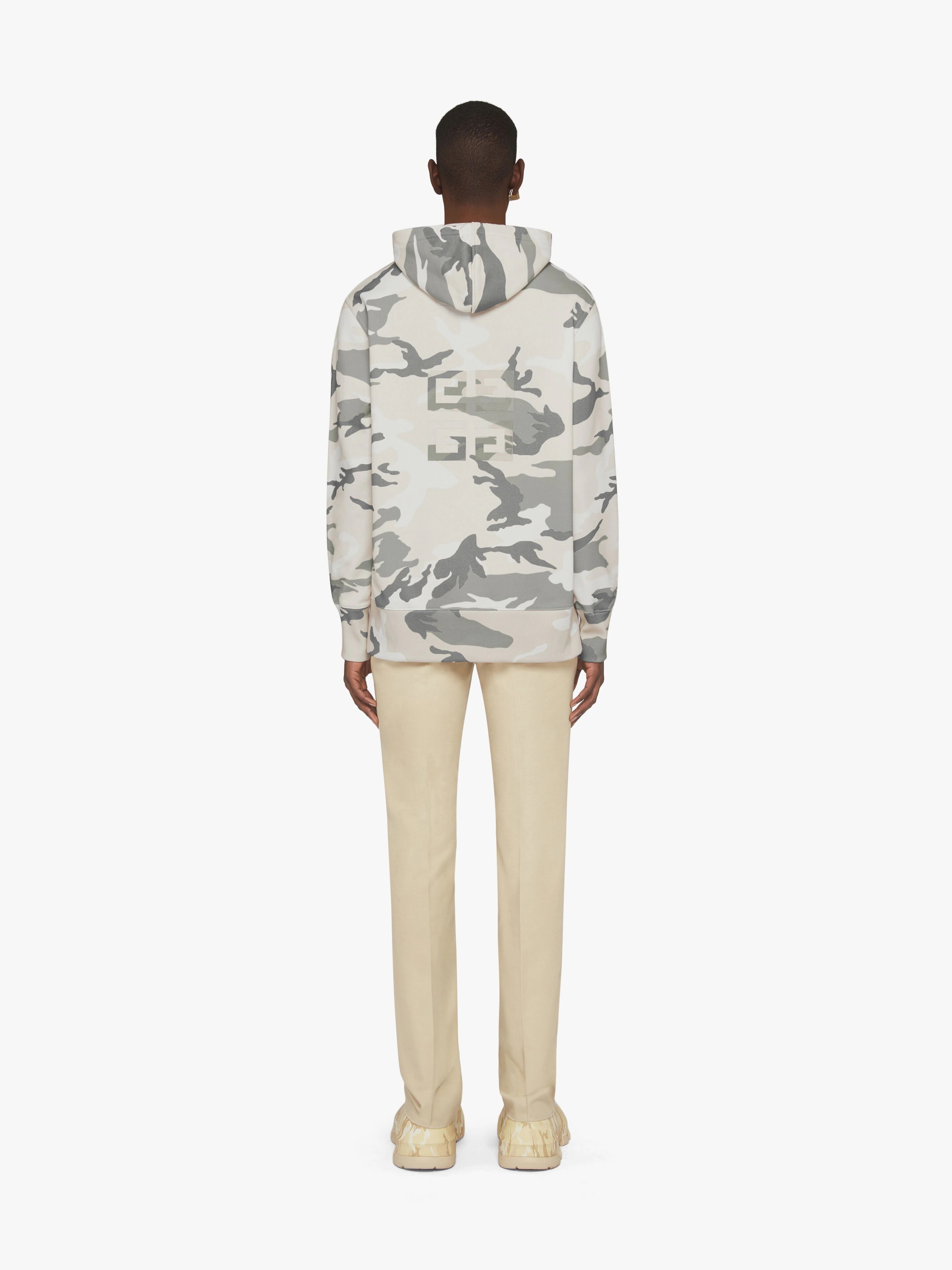 HOODIE IN GIVENCHY 4G CAMO FLEECE - 4