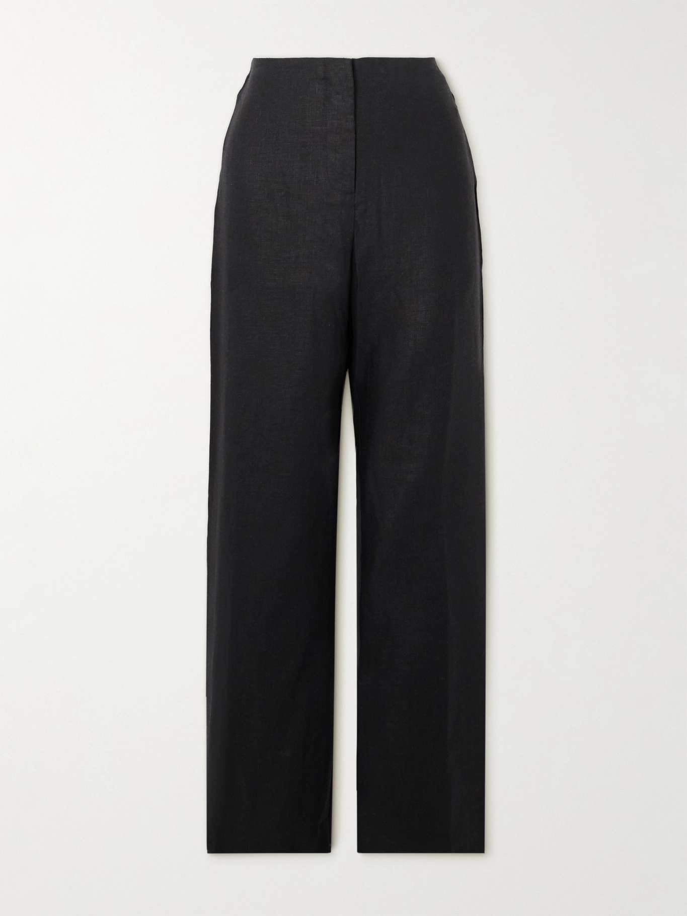 Lya linen wide-leg pants Black - 1