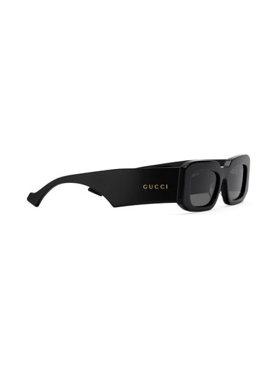 GUCCI rectangular-frame sunglasses outlook