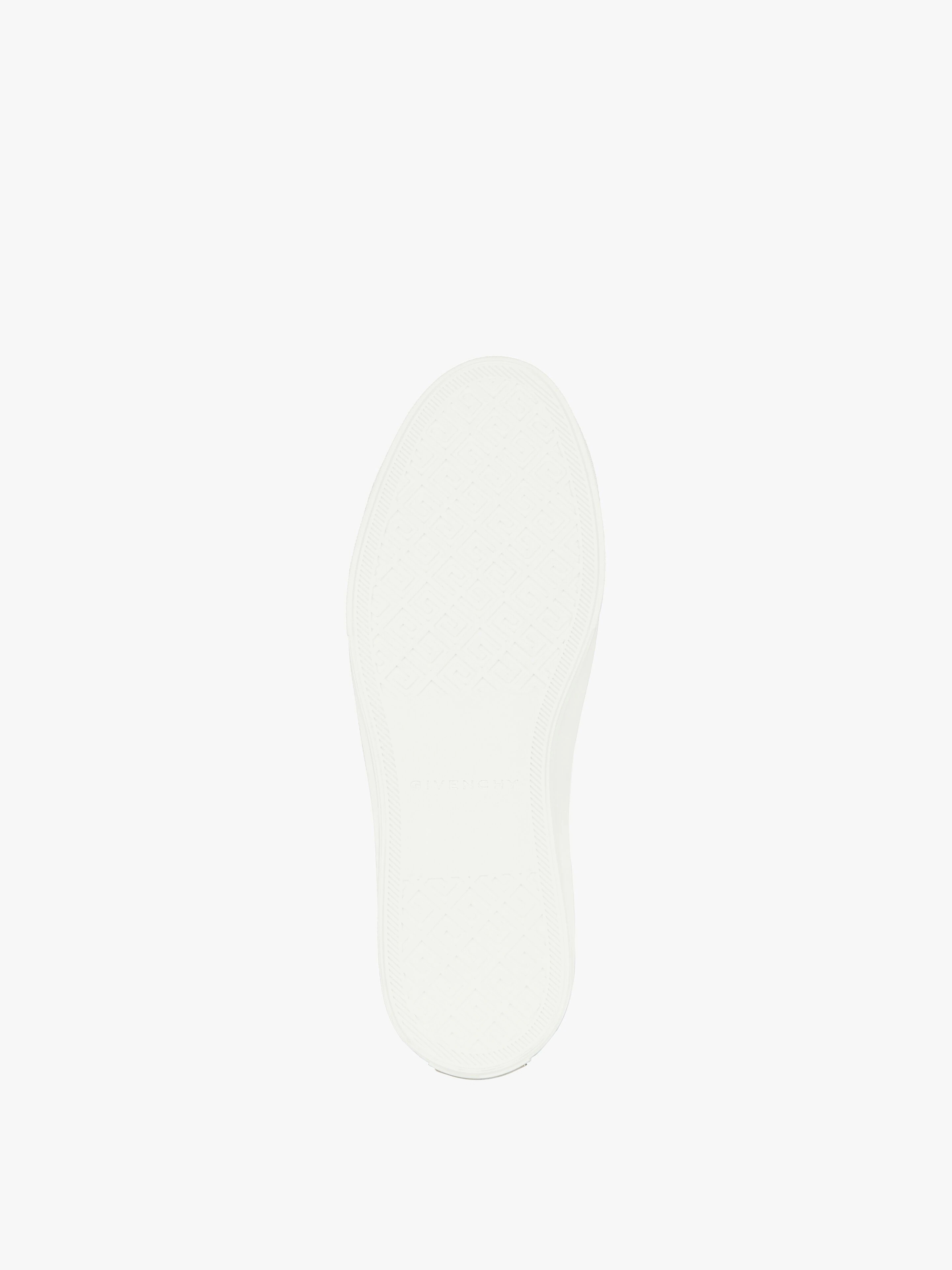 HIGH CITY SNEAKERS IN LEATHER WITH TAG EFFECT PRINTS - 5