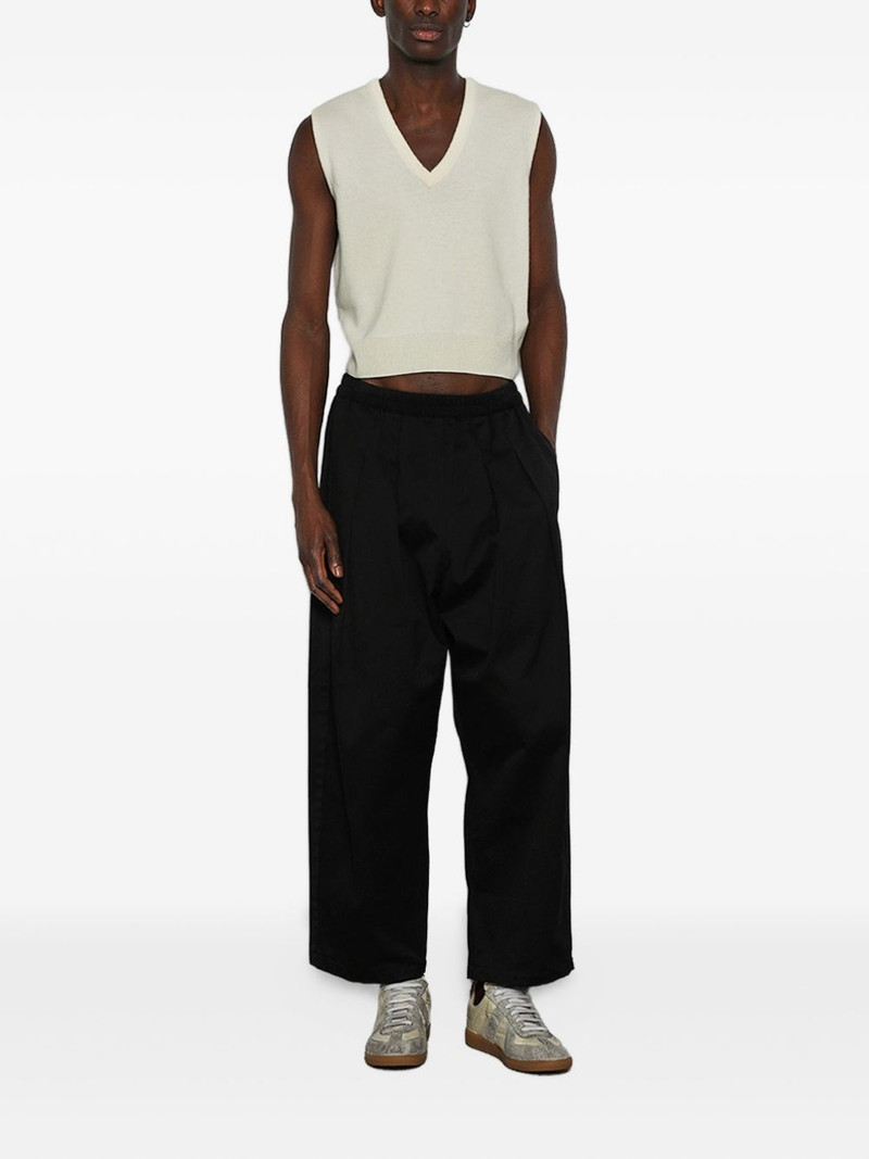 Maison Margiela V-neck cropped vest outlook