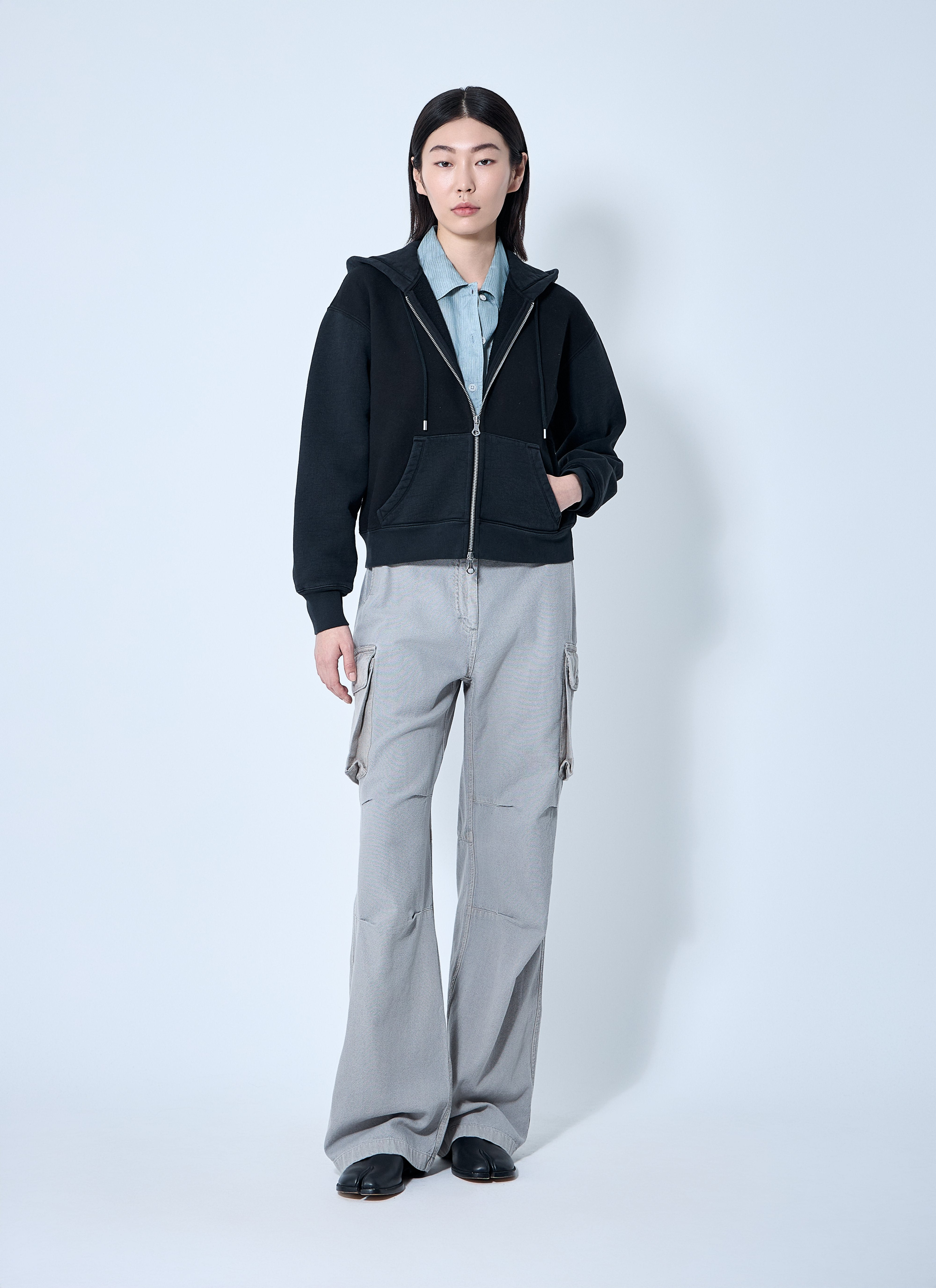 Our Legacy Women Mischief Hooded Zip-Up Sweatshirt - 2