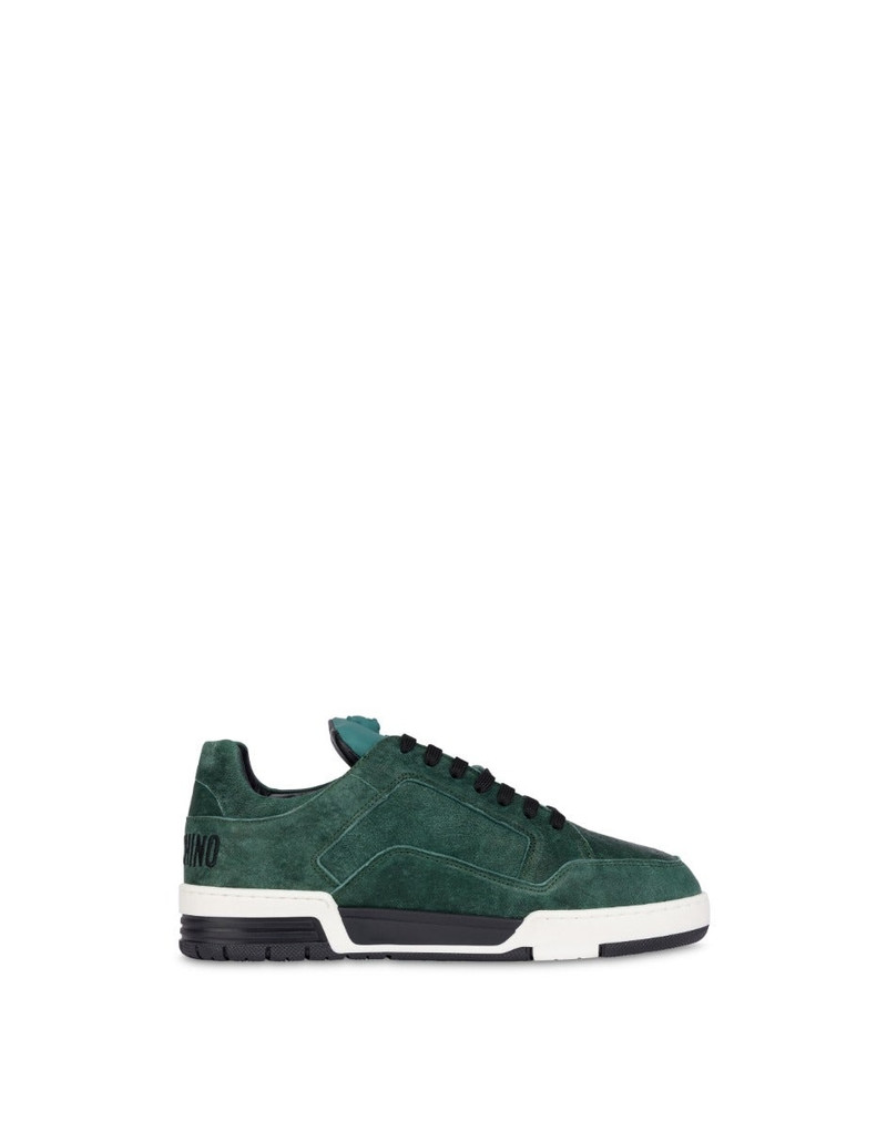 Moschino RUBBER TEDDY BEAR NAPPA LEATHER STREETBALL SNEAKERS outlook