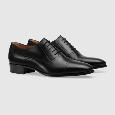 GUCCI Leather lace-up shoe outlook