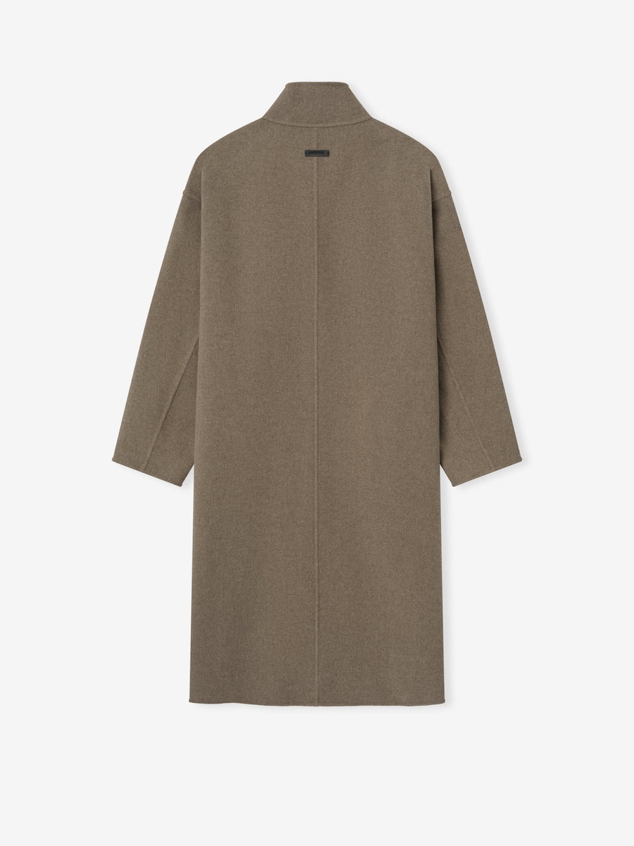 Wool Cashmere Highneck Coat - 5