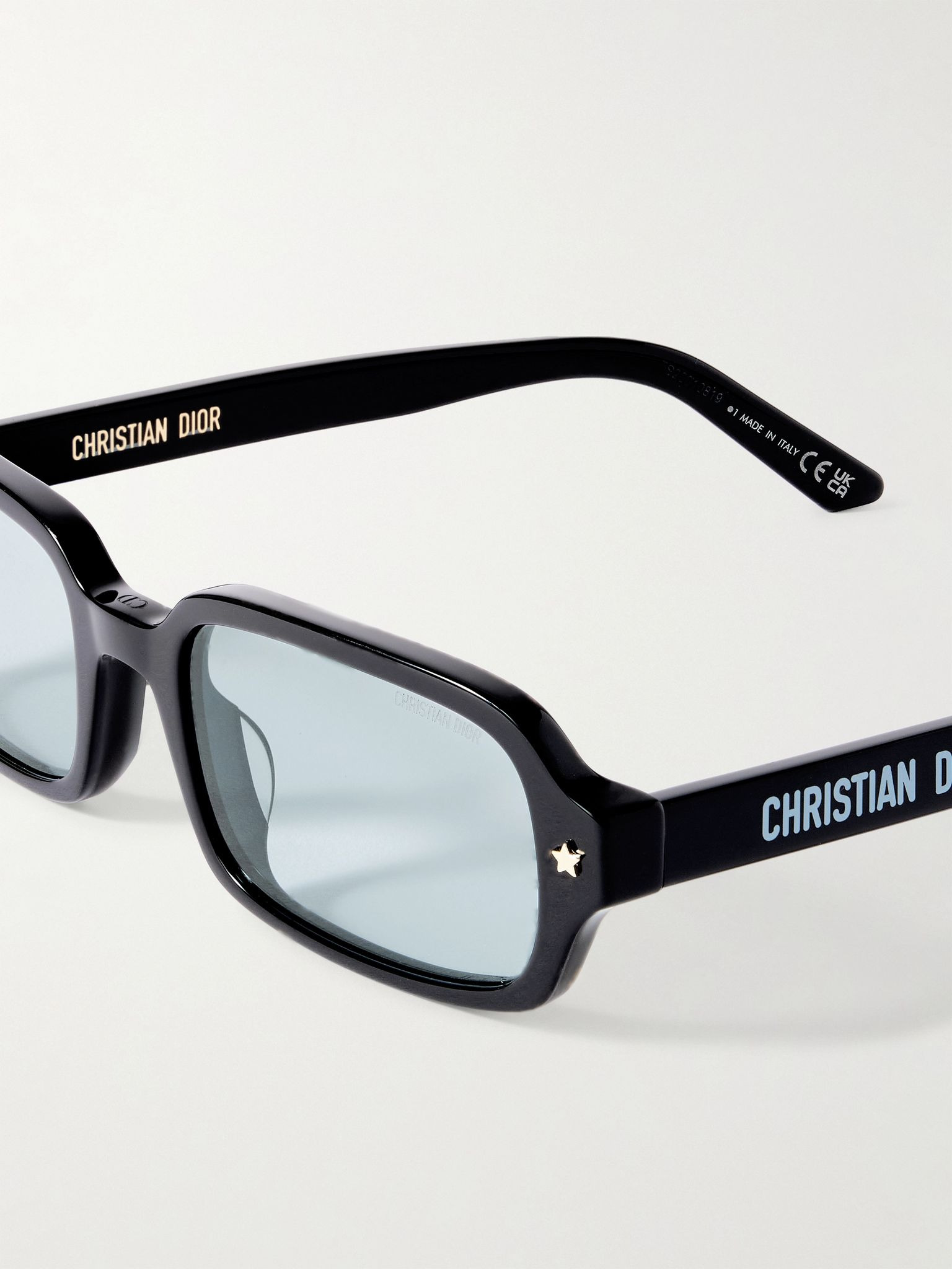 DiorPacific S3I rectangular-frame acetate sunglasses Black - 4