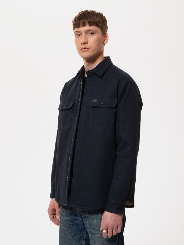 Glenn Padded Shirt Navy - 6
