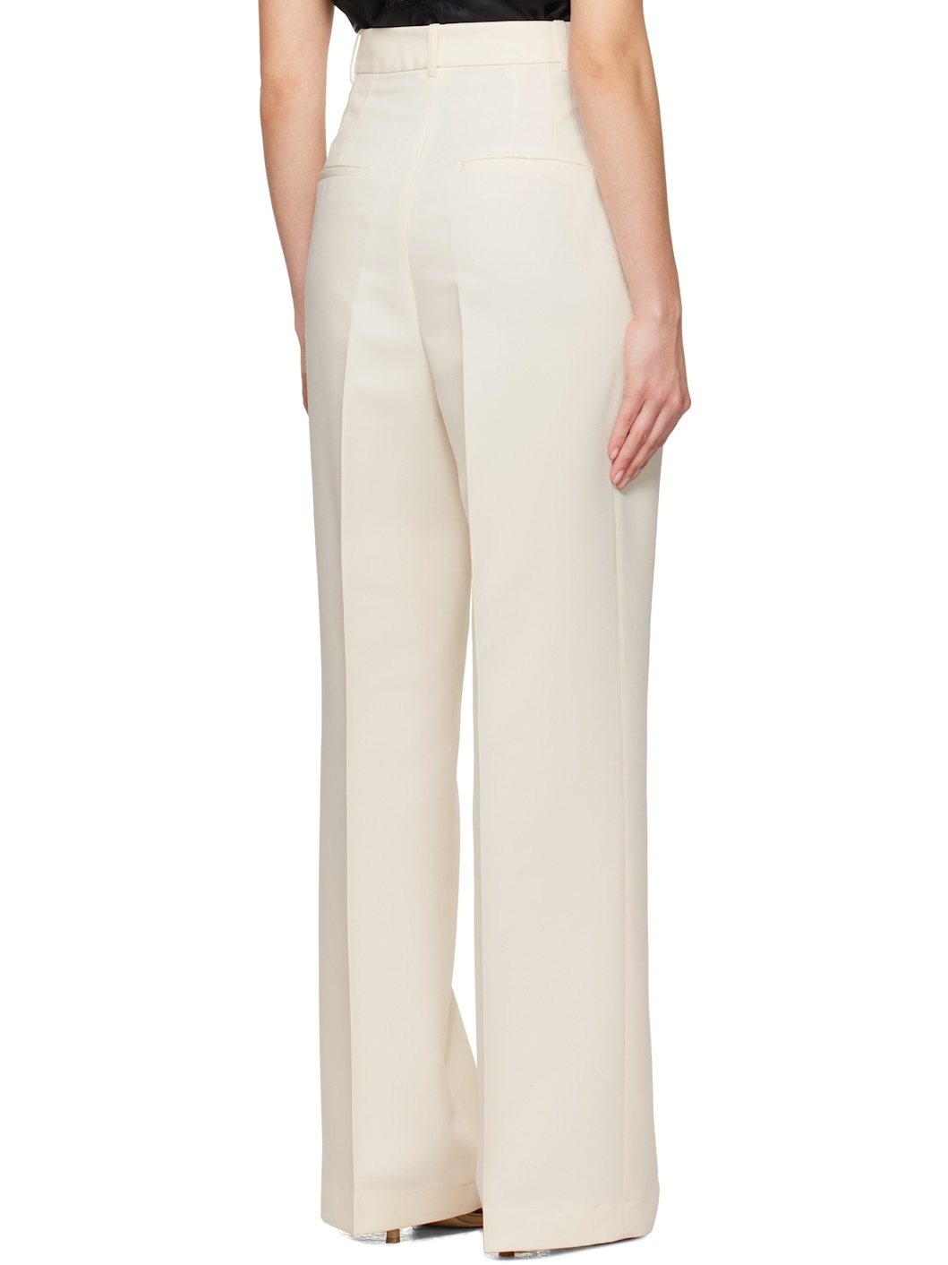 Off-White High-Waist Tailored Trousers - 3