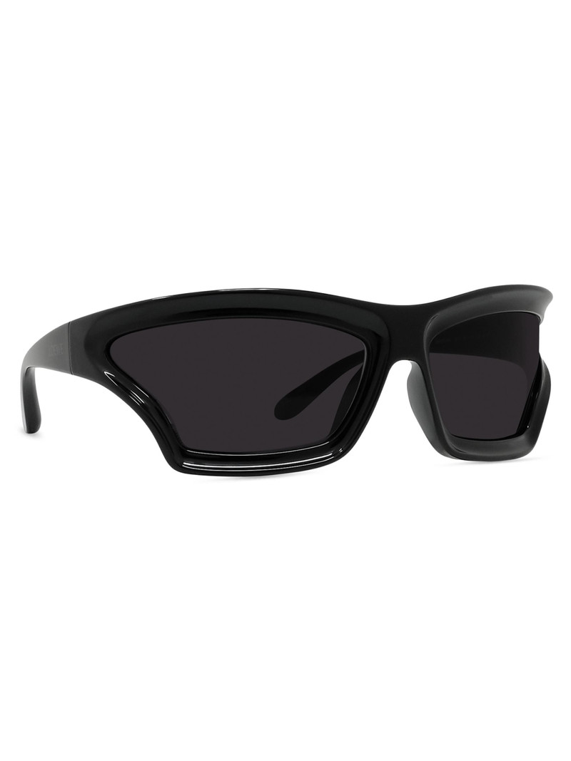 Men's x Paula's Ibiza Mask Sunglasses - Black Dark Grey 8