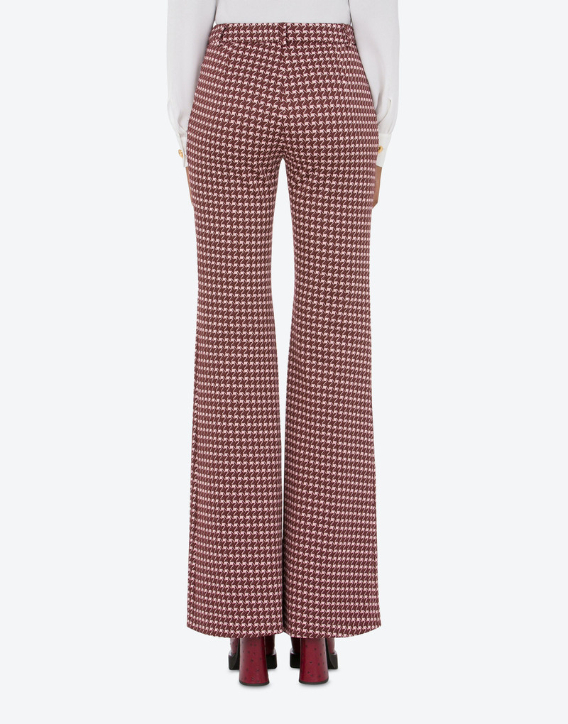 JACQUARD FLARED TROUSERS 3