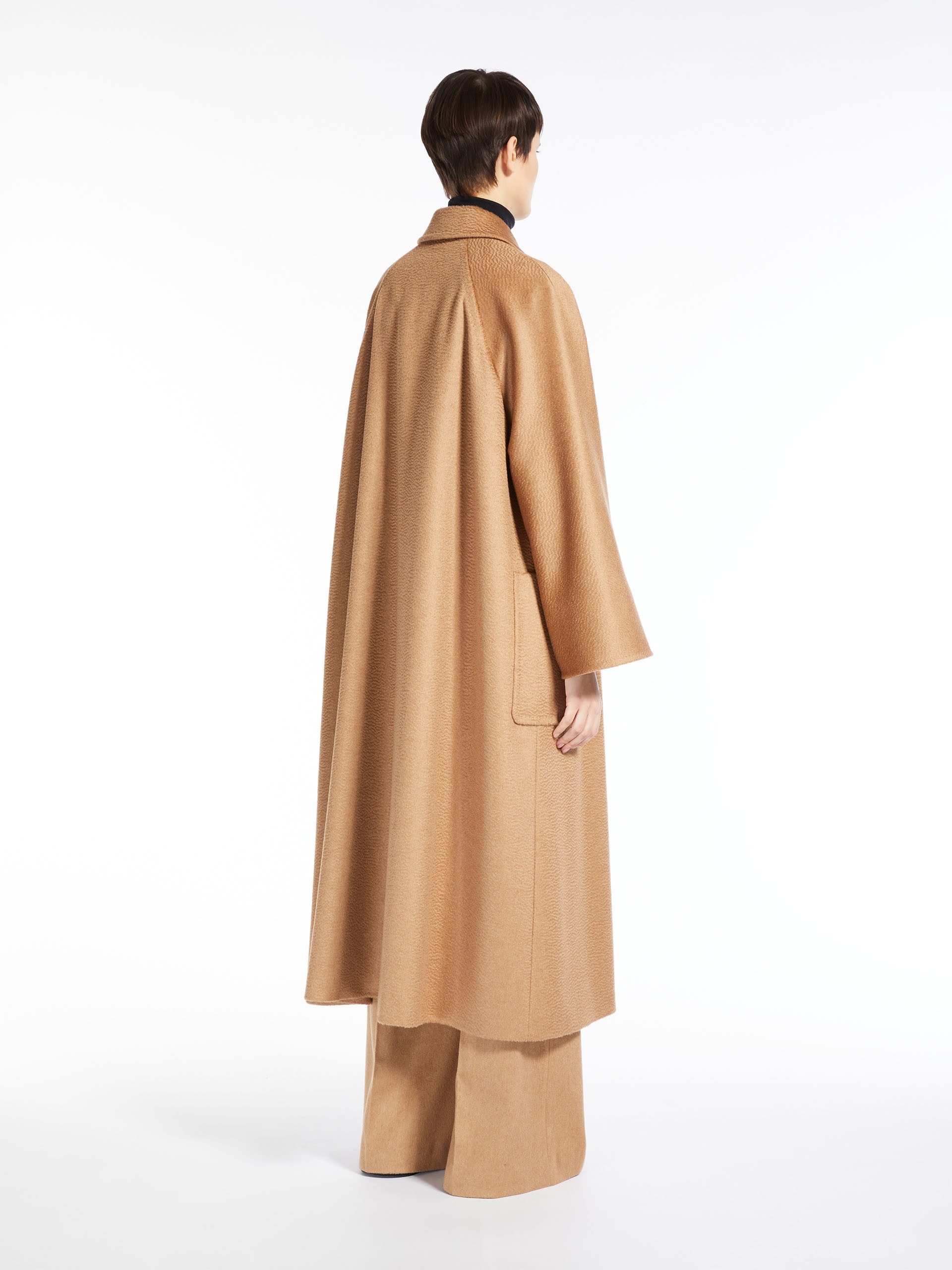 OLEA Camel colour robe coat - 4