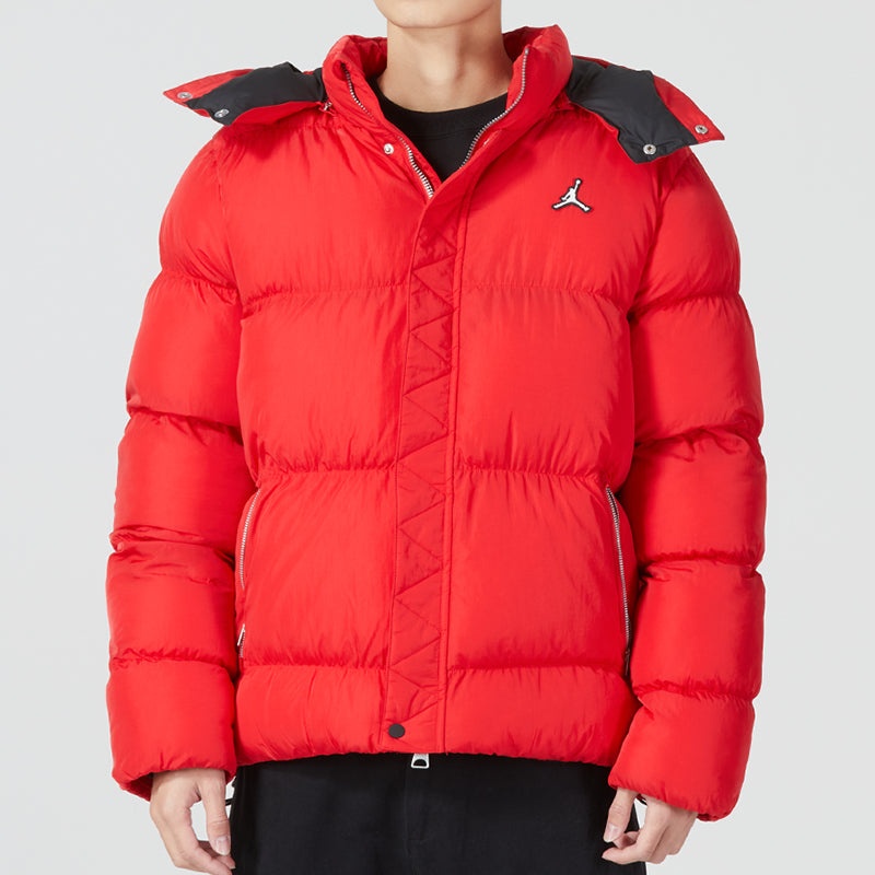 Air Jordan Classic Flying  Windproof Padded Jacket Men's Red DQ8105-612 - 4