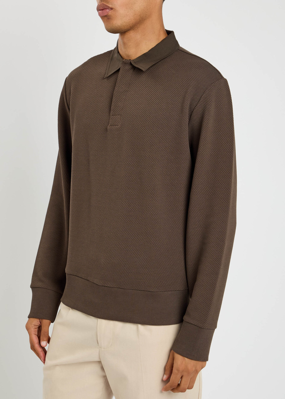Oliver Spencer Amery Waffle-knit Polo Shirt - 2