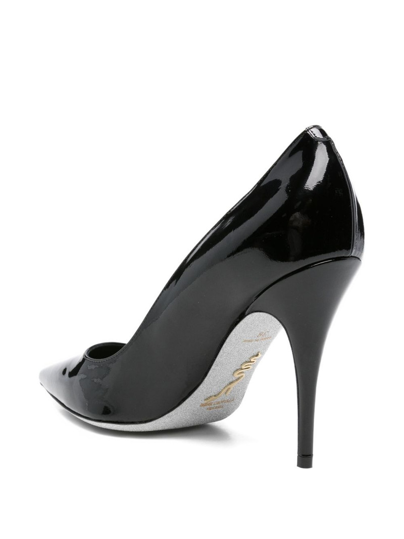100mm pointed-toe stiletto heeled pumps 3