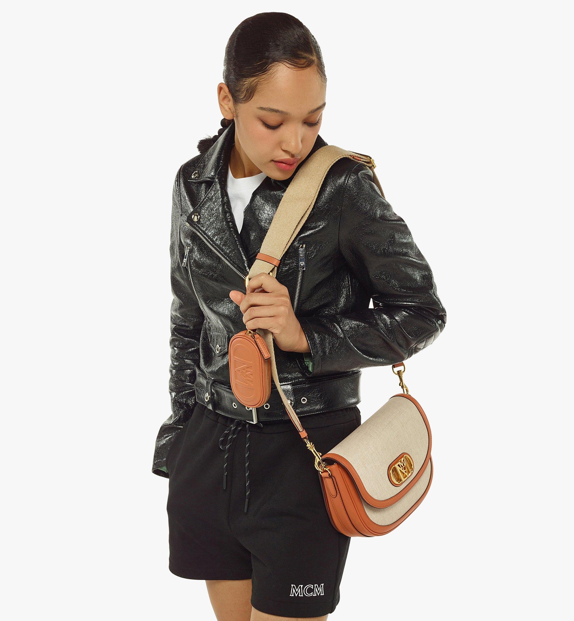 Mode Travia Crossbody w/ Pouch in Italian Canvas - 6