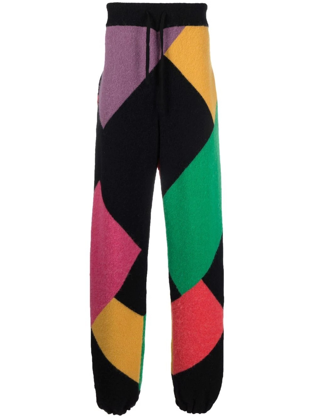 x Missoni Sport colour block knitted track pants - 1