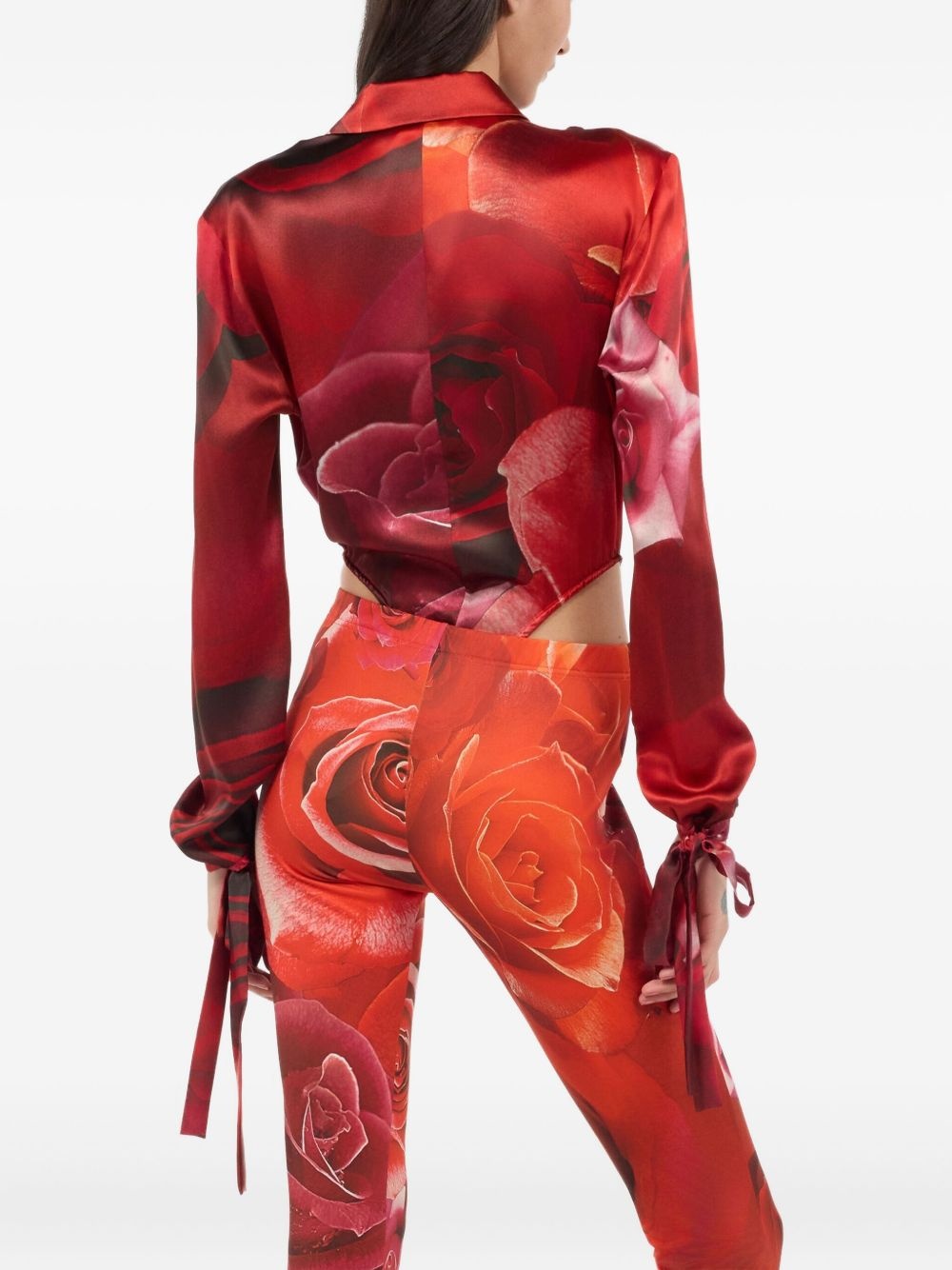 abstract-print bodysuit - 4