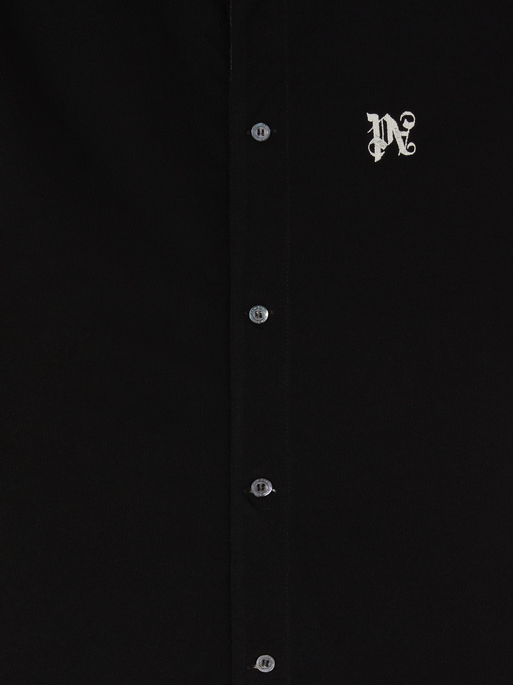 Monogram Piquet Track Shirt - 3