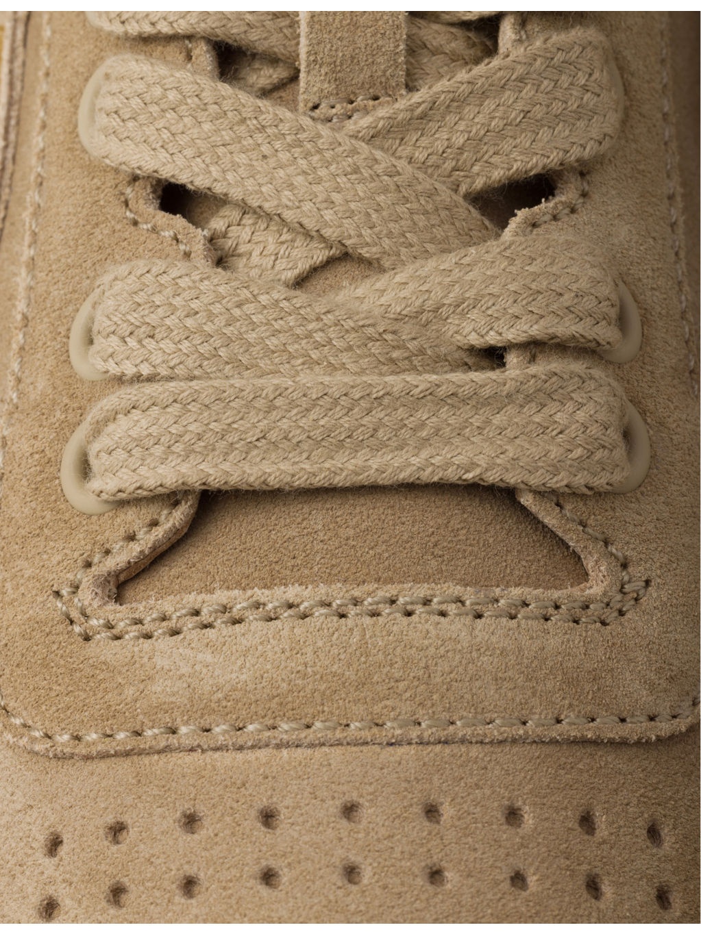 Downtown brand-plaque suede low-top trainers - 5