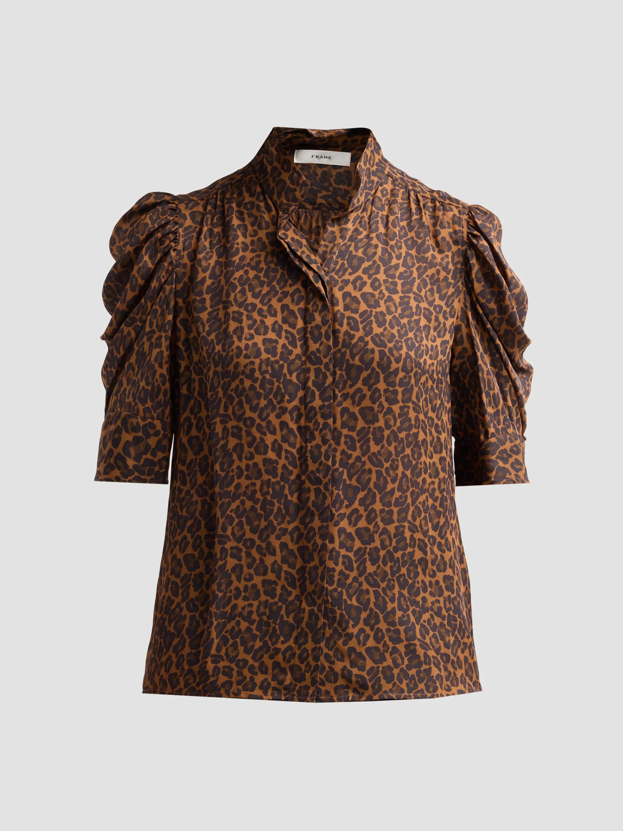Women's The Gillian Leopard Print Top - Light Leopard Multi - 1