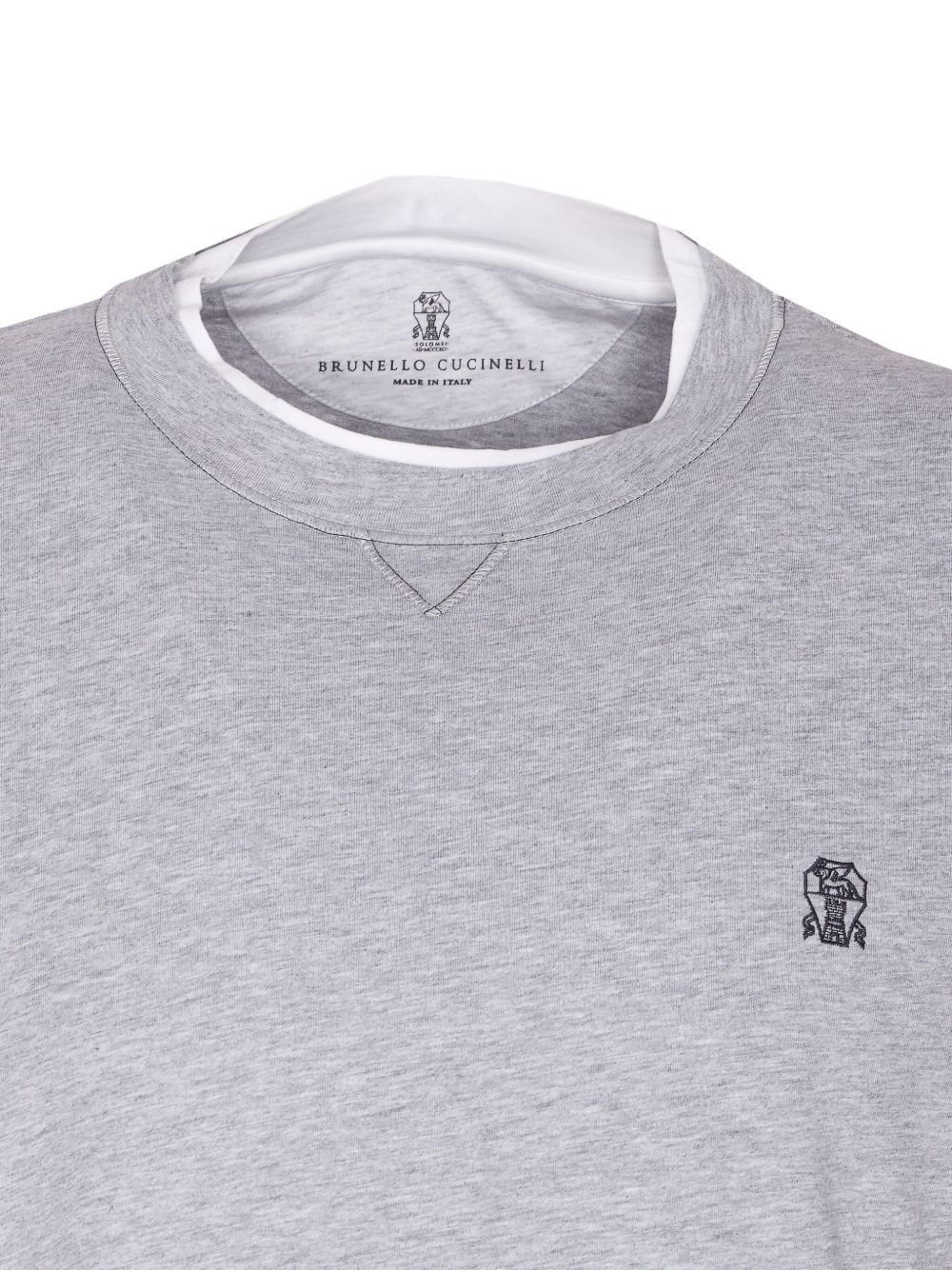 logo-embroidered crew-neck T-shirt - 4