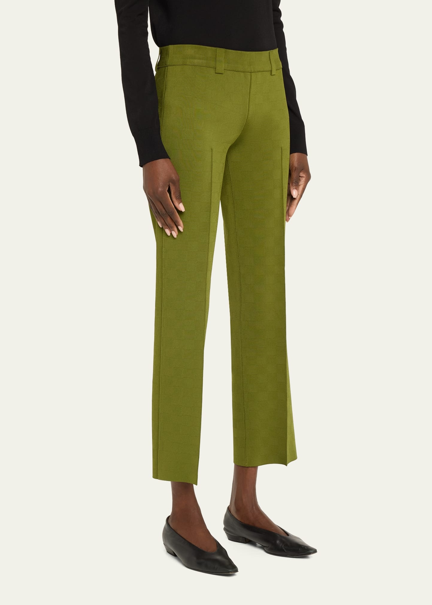 Nsfw Julep Jacquard Check Knit Pants - 4