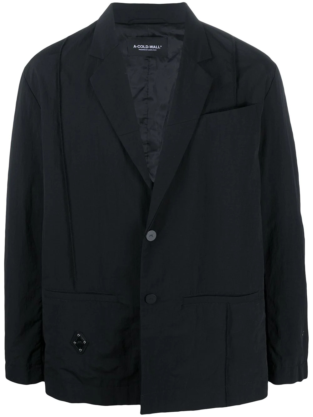 rhombus badge blazer - 1