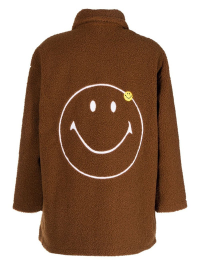 Joshua Sanders smiley face button-up coat outlook