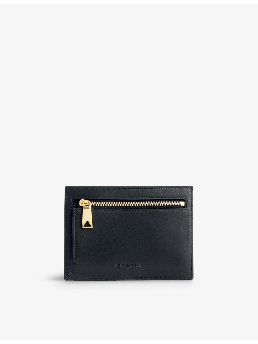Intrecciato leather card holder - 3