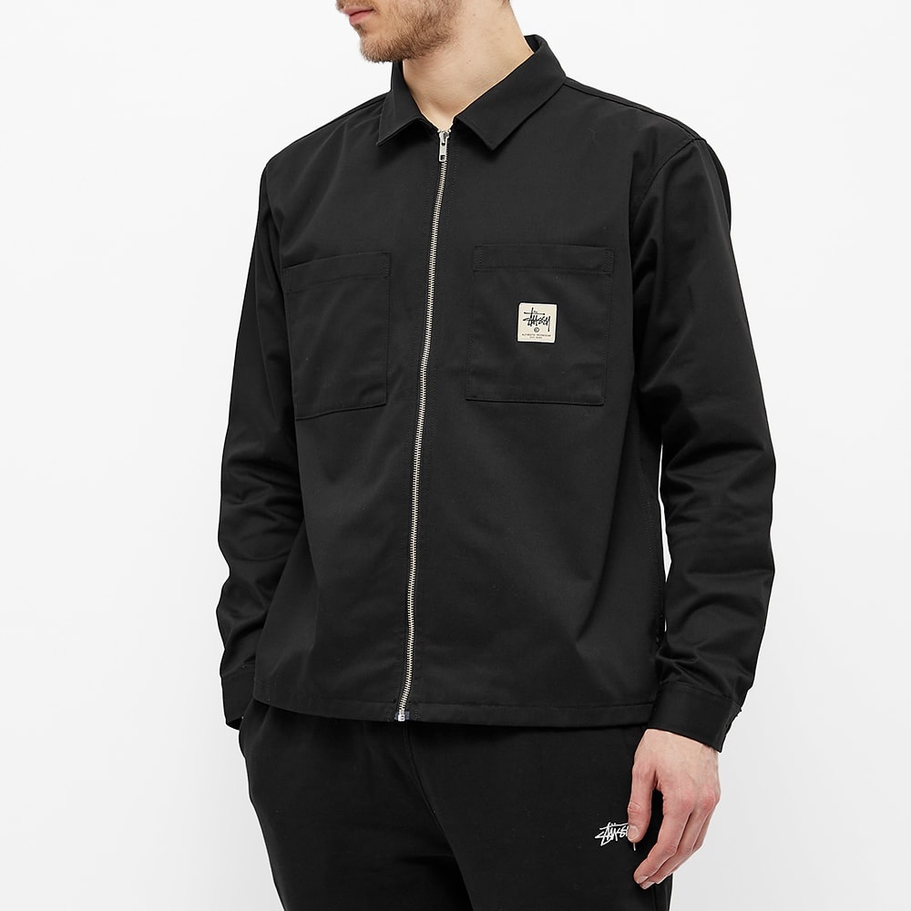 Stussy Zip Up Work Shirt - 6