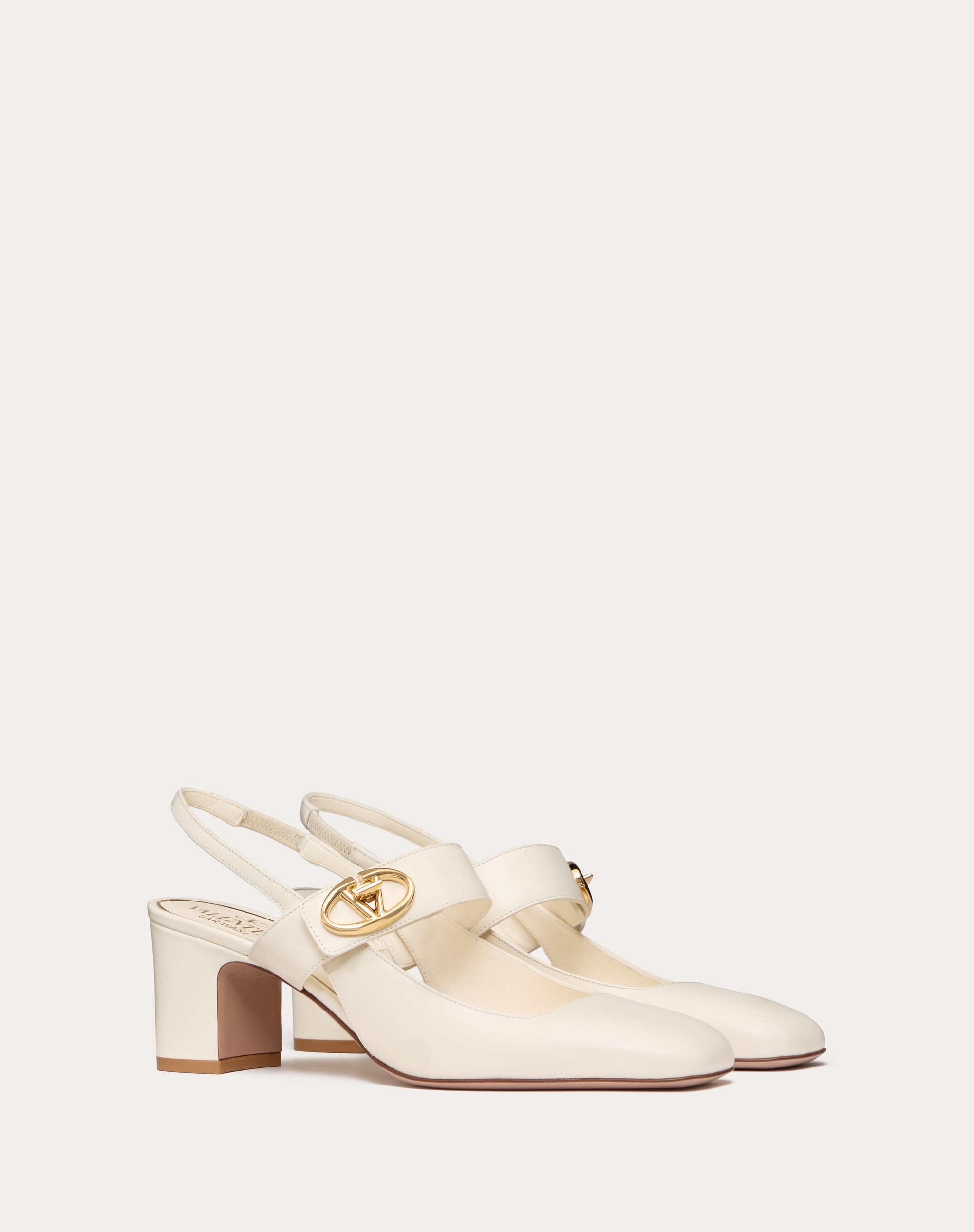 VLOGO LOCKER MARY-JANE SLINGBACK PUMPS IN CALFSKIN 60MM - 2