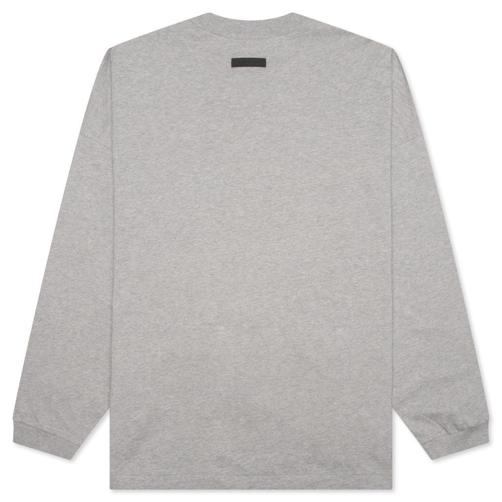 L/S TEE - DARK HEATHER OATMEAL - 2