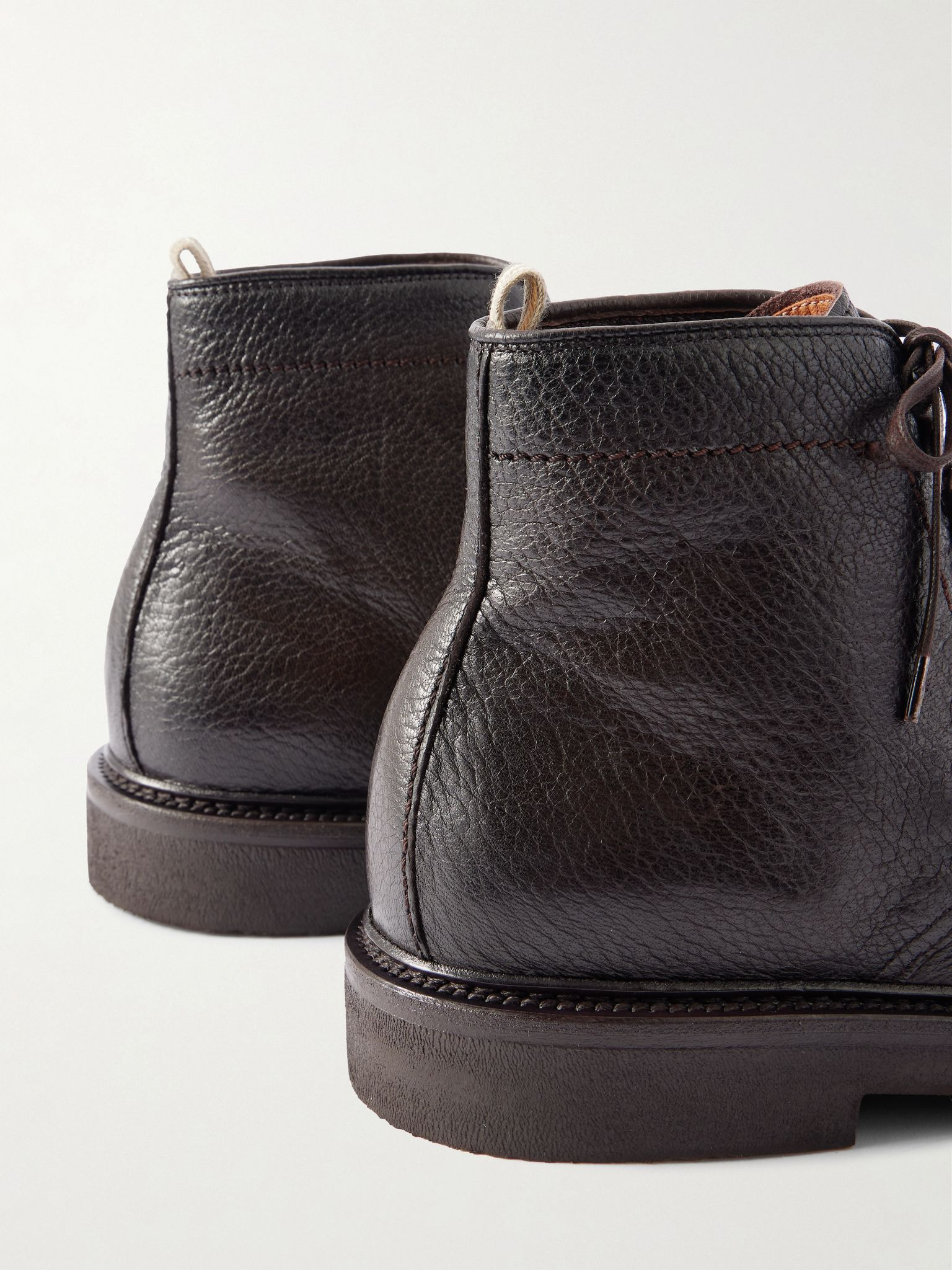 Hopkins Flexi 203 Full-Grain Deerskin Boots Dark brown - 5