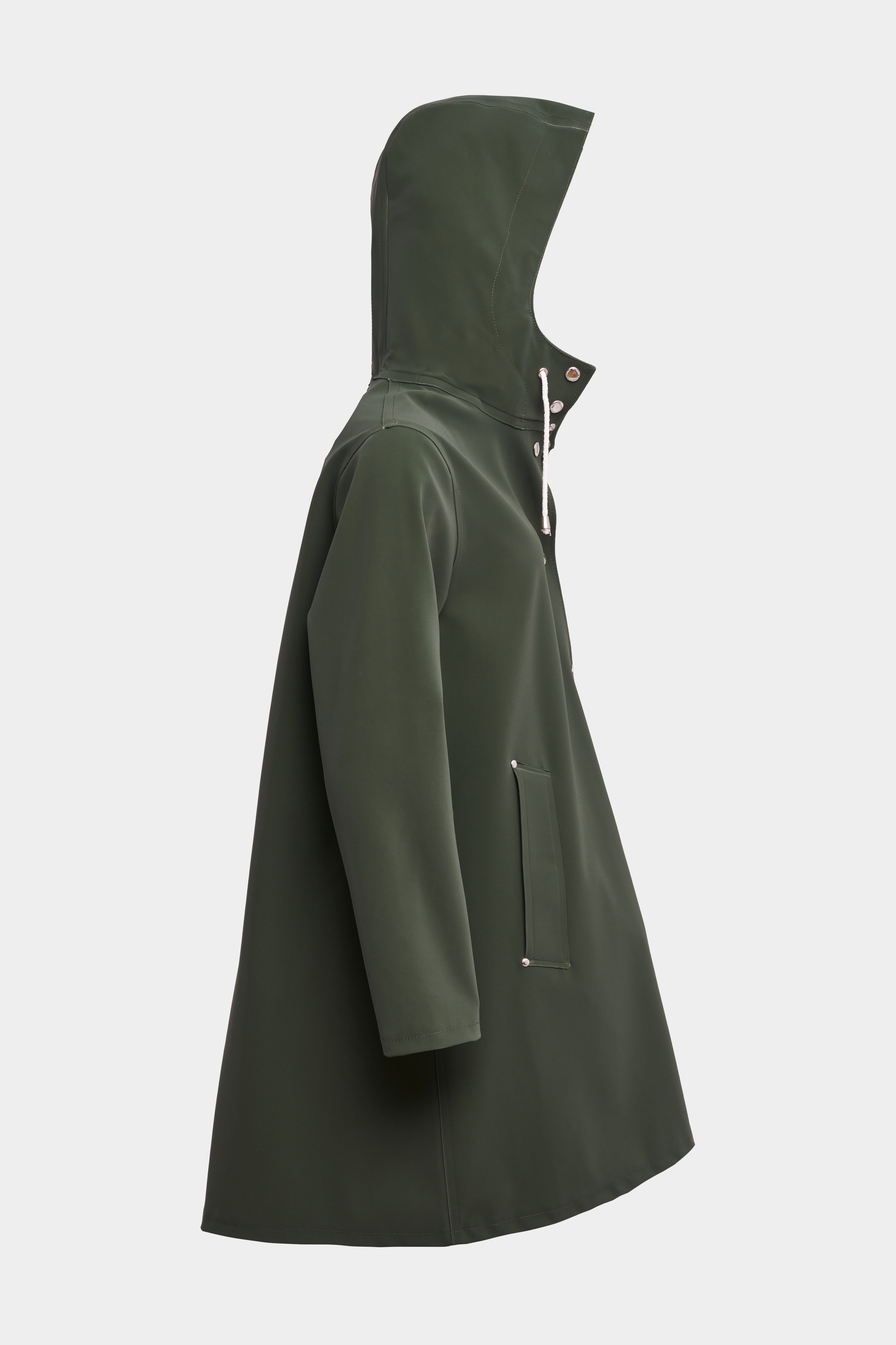 Mosebacke Matte Raincoat Green - 5